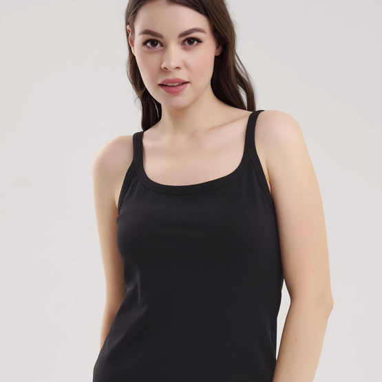 Клевер Майка женская CLE LM030-1 (AW25/26 Лапша) чёрный