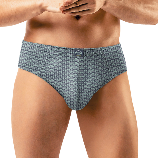 Клевер Трусы мужские CLE MC451711 (AW25/26 Зимняя рыбалка) св.зелёный/серый