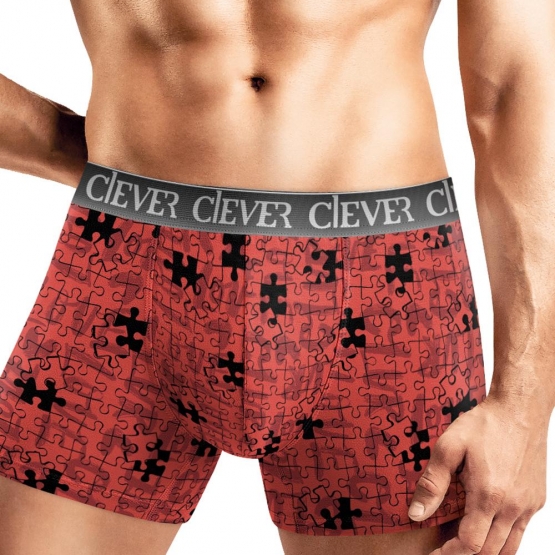 Клевер Трусы мужские CLE MSH451833 (AW25/26 14 февраля) красный/чёрный