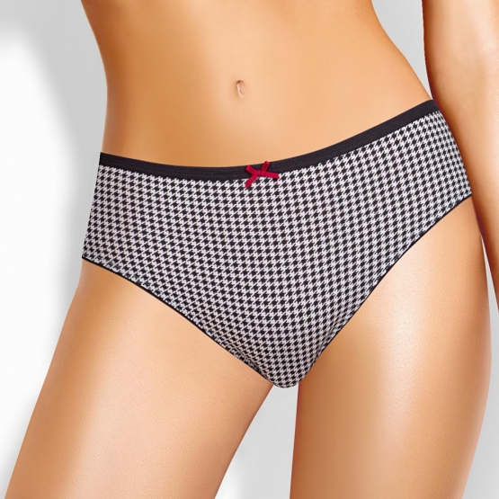 Клевер Трусы женские CLE C1187/2 (AW25/26 Бабл-чай) молочный/т.серый