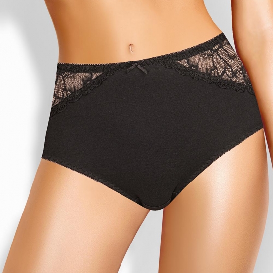 Клевер Трусы женские CLE M1166 (SS25 Кружево) чёрный