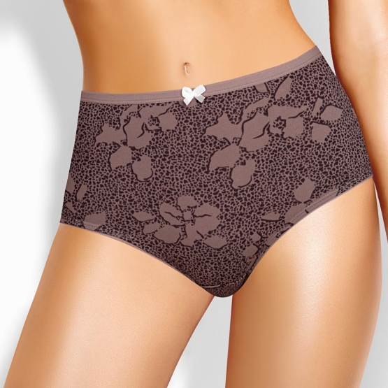 Клевер Трусы женские CLE M1181/1 (AW25/26 Миндаль) кофейный/коричневый