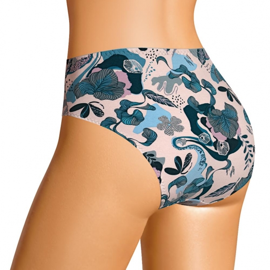 Клевер Трусы женские CLE C1196 (AW25/26 Адель) бежевый/св.зелёный