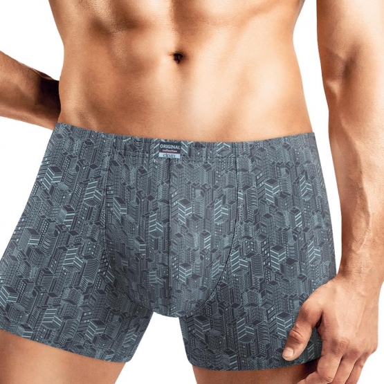 Клевер Трусы мужские CLE MSH450311 (AW25/26 Рандеву) т.синий/св.голубой