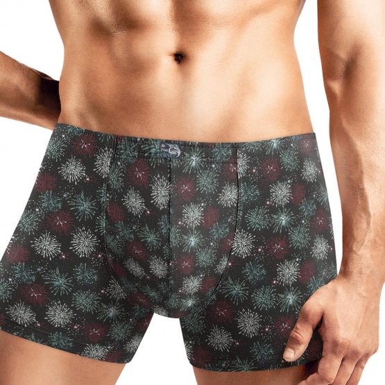 Клевер Трусы мужские CLE MSH451541 (AW25/26 Аллюр) чёрный/бордовый