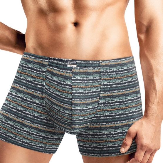 Клевер Трусы мужские CLE MSH450621 (AW25/26 Остров сокровищ) св.зелёный/т.синий