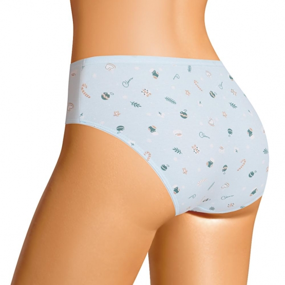 Клевер Трусы женские CLE C1200/1 (AW25/26 Пихта) св.бирюзовый/молочный