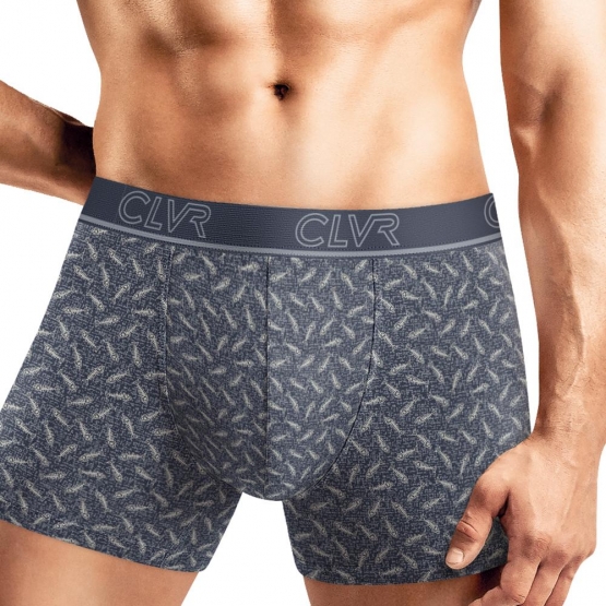 Клевер Трусы мужские CLE MSH451743 (AW25/26 Зимняя рыбалка) т.синий/св.бежевый