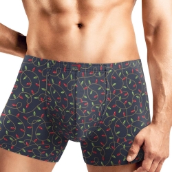 Клевер Трусы мужские CLE MSH451221 (AW25/26 Новый год) т.синий/св.зелёный