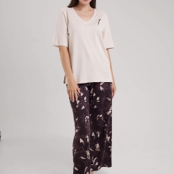 Клевер Комплект женский CLE LP15-1181/2 (AW25/26 Миндаль) св.бежевый/кофейный