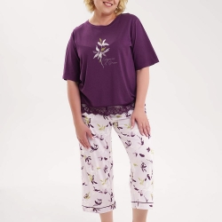 Клевер Комплект женский CLE LP15-1183 (AW25/26 Виола) т.фиолетовый/св.розовый