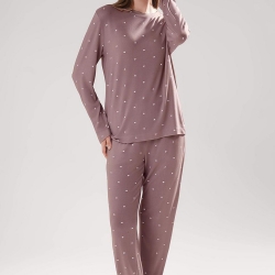 Клевер Комплект женский CLE LPC15-1181к (AW25/26 Миндаль) св.коричневый/св.бежевый