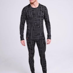 Клевер Кальсоны мужские CLE MHP600218рн/н серый/чёрный