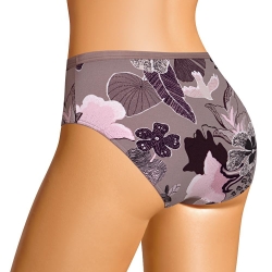 Клевер Трусы женские CLE C1181 (AW25/26 Миндаль) т.бежевый/т.коричневый