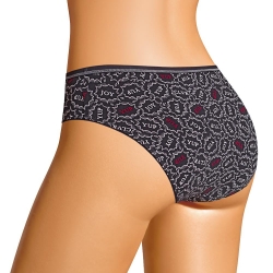 Клевер Трусы женские CLE B1187/1 (AW25/26 Бабл-чай) т.серый/молочный