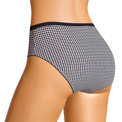 Клевер Трусы женские CLE C1187/2 (AW25/26 Бабл-чай) молочный/т.серый