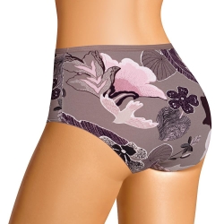 Клевер Трусы женские CLE M1181 (AW25/26 Миндаль) т.бежевый/т.коричневый