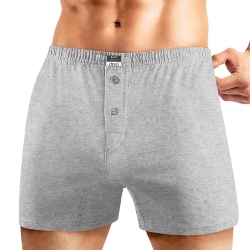 Клевер Трусы мужские CLE MBX608710/8maxi меланж св.серый