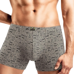 Клевер Трусы мужские CLE MSH450431 (AW25/26 Спайк) св.бежевый/чёрный