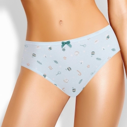 Клевер Трусы женские CLE C1200/1 (AW25/26 Пихта) св.бирюзовый/молочный