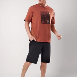 Клевер Комплект мужской CLE MHP450122/1 (AW25/26 Зов природы) терракотовый/чёрный