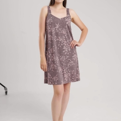 Клевер Сорочка женская CLE LS15-1181 (AW25/26 Миндаль) кофейный/коричневый