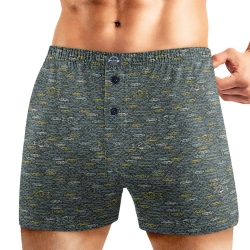 Клевер Трусы мужские CLE MBX451721 (AW25/26 Зимняя рыбалка) т.зелёный/св.зелёный