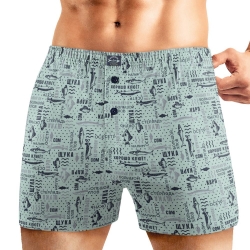 Клевер Трусы мужские CLE MBX451731 (AW25/26 Зимняя рыбалка) св.зелёный/т.серый