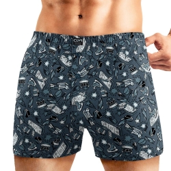 Клевер Трусы мужские CLE MBX451941 (AW25/26 Хоккей) т.бирюзовый/чёрный