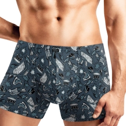 Клевер Трусы мужские CLE MSH451941 (AW25/26 Хоккей) т.бирюзовый/чёрный