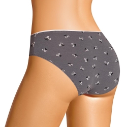 Клевер Трусы женские CLE B1210/2 (AW25/26 Жизель) серый/молочный