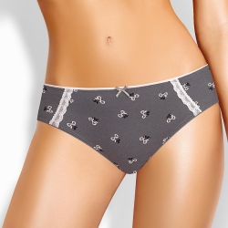 Клевер Трусы женские CLE B1210/2 (AW25/26 Жизель) серый/молочный